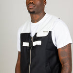 Black Utility Pocket Co - Ord Gilet - Liquor n Poker