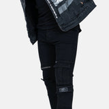 Black Utility Slim Jean - Liquor n Poker