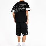 Black Varsity Shorts - Liquor n Poker