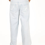 Bleach Wash Denim Baggy Carpenter Jeans - Liquor n Poker