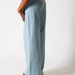 Blue Hickory Stripe Baggy Jeans - Liquor n Poker