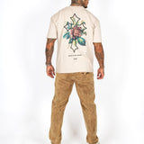 Brown Acid Wash Relaxed Corduroy Trouser - Liquor n Poker