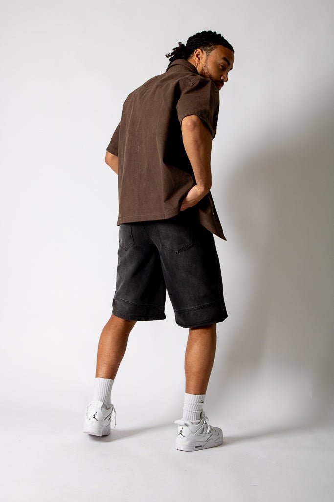 Brown Fireman Clasp Buckle Shirt - Liquor n Poker