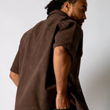 Brown Fireman Clasp Buckle Shirt - Liquor n Poker