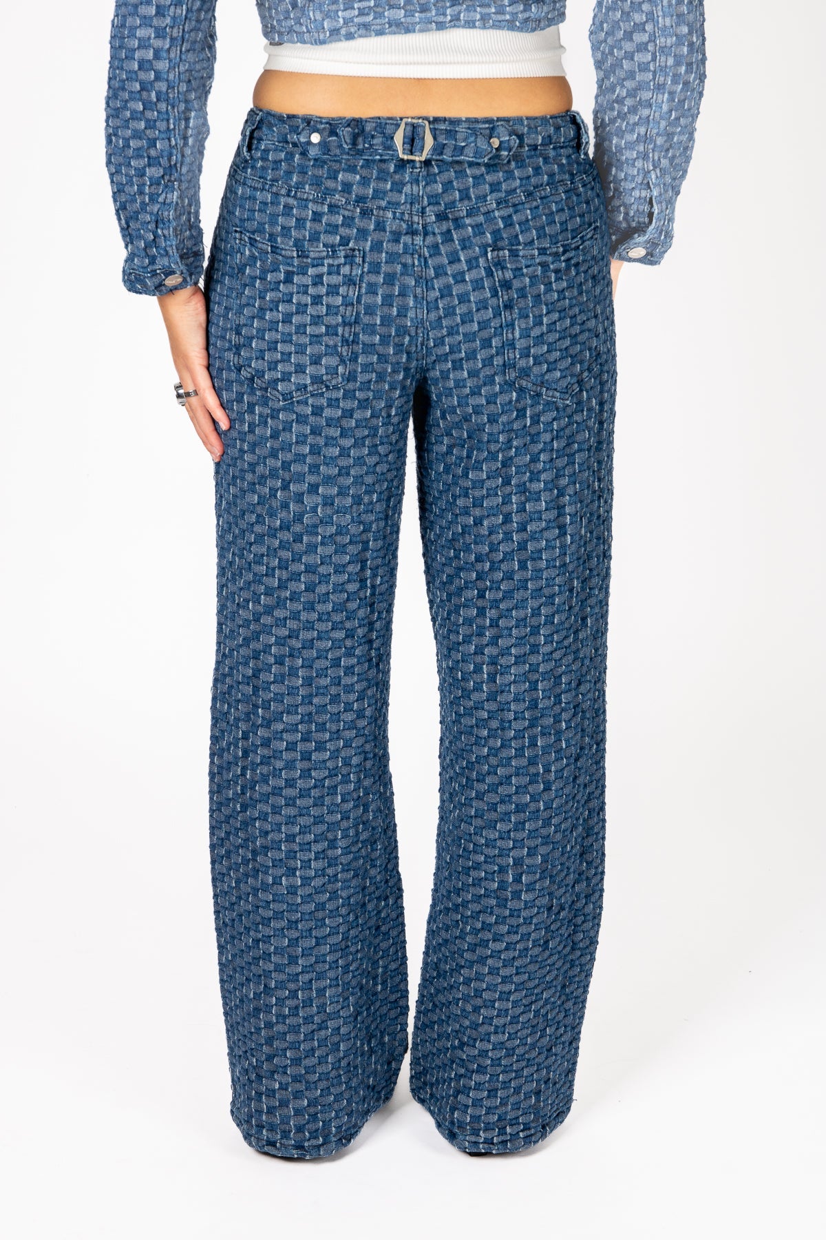 Bubble Denim Mid Rise Jeans - Liquor n Poker