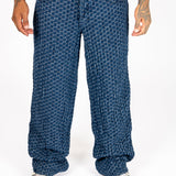 Bubble Denim Relaxed Baggy Jeans - Liquor n Poker