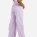 Cairo Wide Leg Jeans In Lilac - Liquor n Poker
