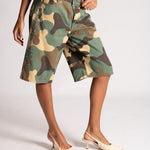 Camo Diamante Flame Jorts - Liquor n Poker