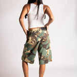 Camo Diamante Flame Jorts - Liquor n Poker