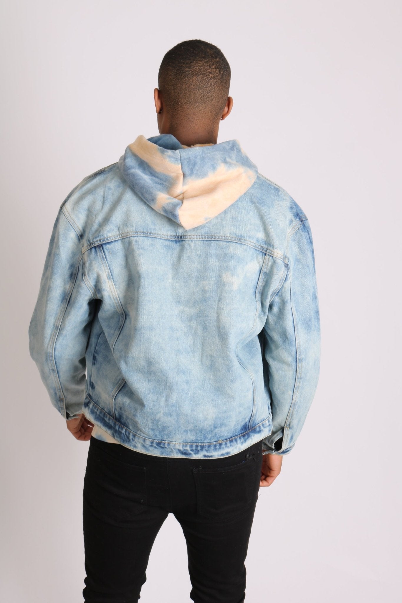 Cloudy Bleach Wash Denim Jacket - Liquor n Poker