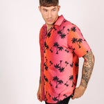Cuba Hawaiian Resort Shirt With Split Print - Liquor n Poker