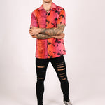 Cuba Hawaiian Resort Shirt With Split Print - Liquor n Poker