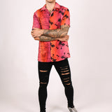 Cuba Hawaiian Resort Shirt With Split Print - Liquor n Poker