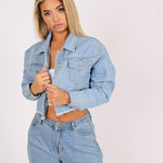 Diamante Denim High Rise Mom Jean - Liquor n Poker