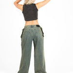 Dirty Wash Denim Baggy Pocket Jean - Liquor n Poker