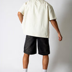 Ecru Fireman Clasp Detail Denim Shirt - Liquor n Poker