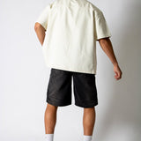 Ecru Fireman Clasp Detail Denim Shirt - Liquor n Poker