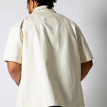 Ecru Fireman Clasp Detail Denim Shirt - Liquor n Poker