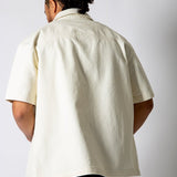 Ecru Fireman Clasp Detail Denim Shirt - Liquor n Poker