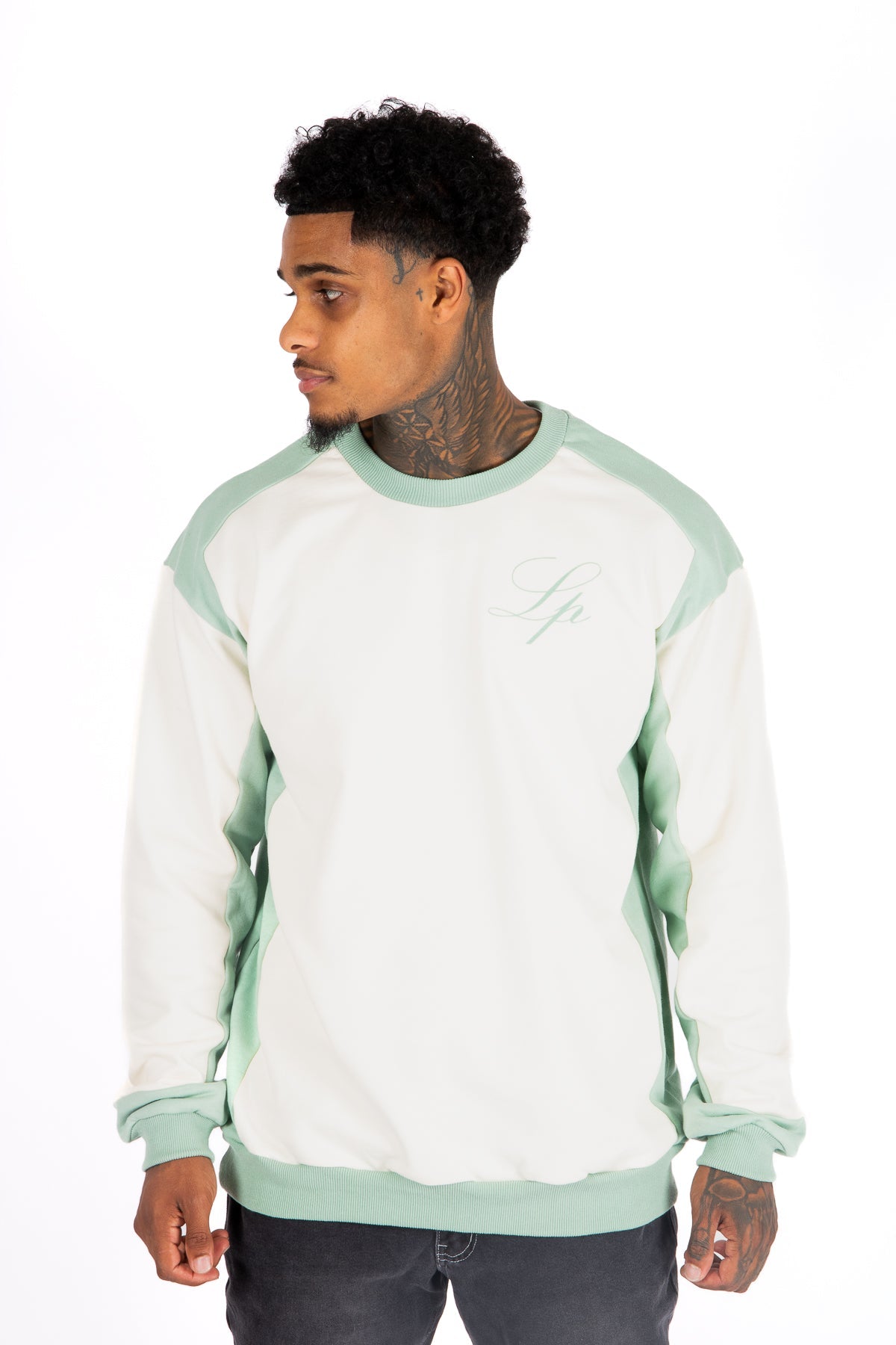 Ecru & Mint ''Legends'' Sweater - Liquor n Poker