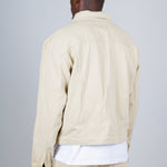 Ecru Oversized Trucker Denim Jacket - Liquor n Poker