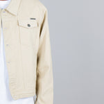 Ecru Oversized Trucker Denim Jacket - Liquor n Poker