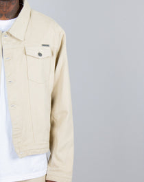 Ecru Oversized Trucker Denim Jacket - Liquor n Poker