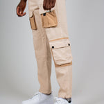 Ecru Tech Utility Straight Leg Cargos - Liquor n Poker