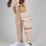 Ecru Tech Utility Straight Leg Cargos - Liquor n Poker