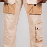 Ecru Tech Utility Straight Leg Cargos - Liquor n Poker