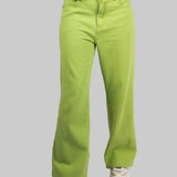 Fae Lime Green Mom Jean - Liquor n Poker