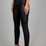 Faux Black Leather Skinny Trouser - Liquor n Poker