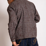 Fireman Buckle Flannel Shirt In Brown - Liquor n Poker
