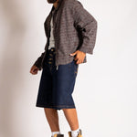 Fireman Buckle Flannel Shirt In Brown - Liquor n Poker