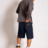 Fireman Buckle Flannel Shirt In Brown - Liquor n Poker