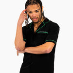 Forbidden Fruits' Back Printed Revere Collar Black Shirt - Liquor n Poker