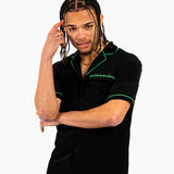 Forbidden Fruits' Back Printed Revere Collar Black Shirt - Liquor n Poker