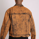 Fort Burnt Orange Oversized Utility Denim Jacket - Liquor n Poker