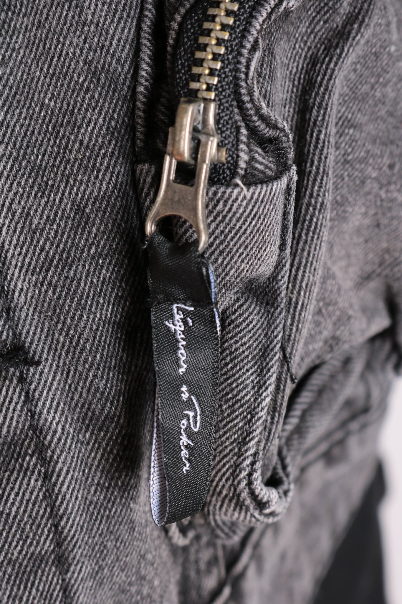 Fort Oversized Utility Pocket Denim Jacket In Washed Grey - Liquor n Poker