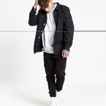 Fort Utility Black Twill Denim Shirt - Liquor n Poker