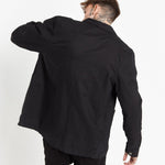 Fort Utility Black Twill Denim Shirt - Liquor n Poker