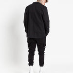Fort Utility Black Twill Denim Shirt - Liquor n Poker