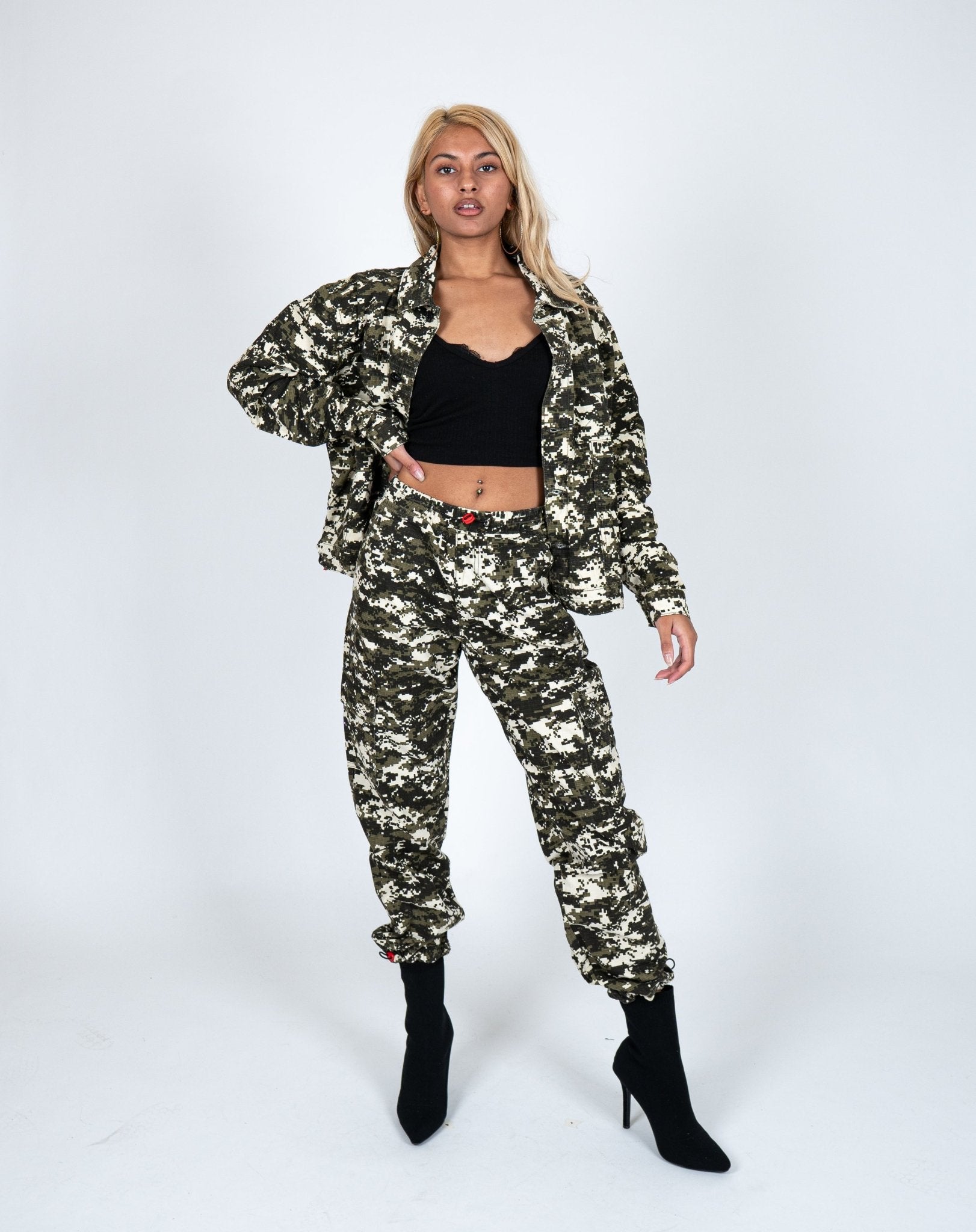 Fort Utility Camo Trousers Unisex - Liquor n Poker
