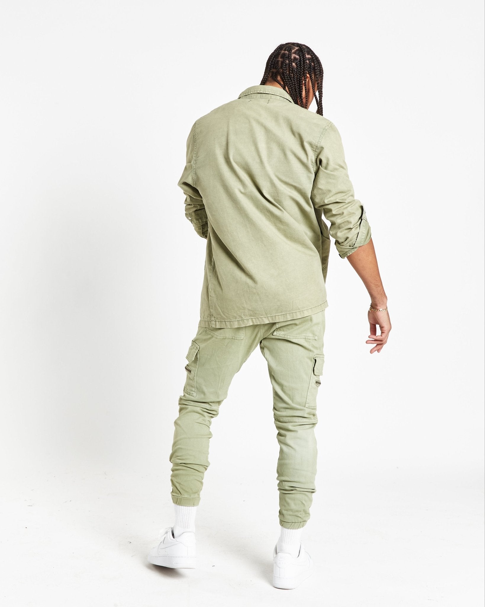 Fort Utility Khaki Shirt - Liquor n Poker