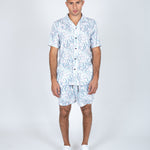 Future Faces Print Revere Collar Shirt - Liquor n Poker