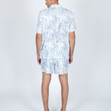 Future Faces Print Revere Collar Shirt - Liquor n Poker