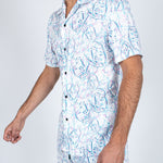 Future Faces Print Revere Collar Shirt - Liquor n Poker