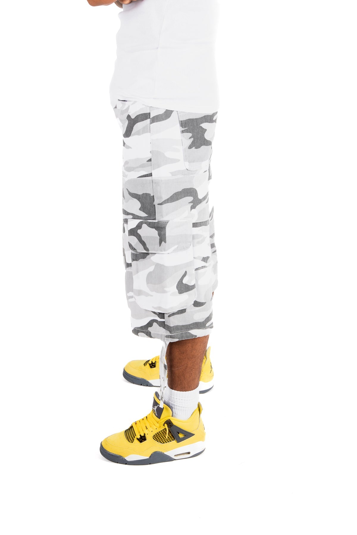 Grey Camo Extra Baggy Jorts - Liquor n Poker
