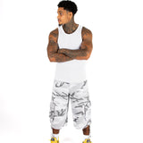 Grey Camo Extra Baggy Jorts - Liquor n Poker