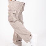 Grey Corduroy Utility Cargo - Liquor n Poker